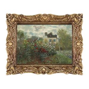 Vintage Canvas Wall Art: Garden Flower Print
