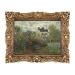 Vintage Canvas Wall Art: Garden Flower Print