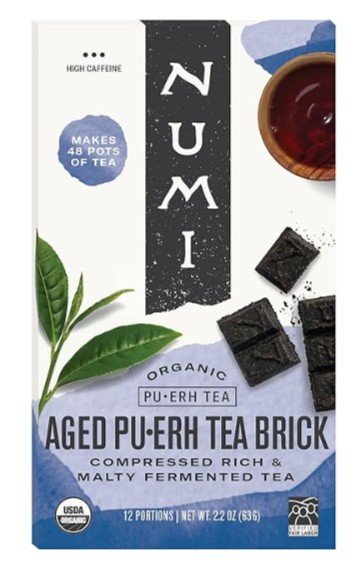 Numi Organic Aged Pu-erh Tea Brick - 2.2oz