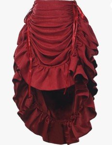 Victorian Steampunk Skirt for Elegant Masquerades