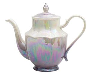 Purple Ceramic Teapot: 37 Oz, Perfect for Tea 