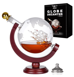 Globe Whiskey Decanter - Unique Gift for Him | Classic Historia