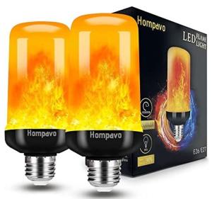 Flame Light Bulbs, 4 Flickering Modes
