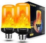 Flame Light Bulbs, 4 Flickering Modes