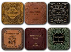 Jane Austen Coasters