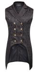 Gothic Black Steampunk Vest for Men