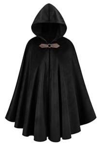 Velvet Hooded Cape for Men - Medieval Costume