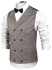 Paisley Brocade Suit Vest