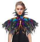 Feather Collar Cape 
