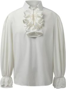 Men's Vintage Pirate Steampunk Shirt for Costumes