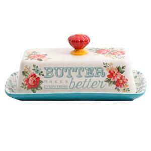Floral Butter Dish 