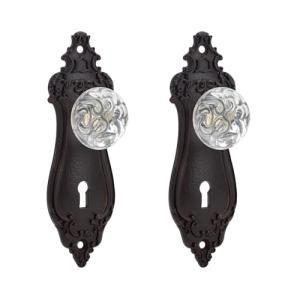 Vintage Distressed Knobs with Clear Resin