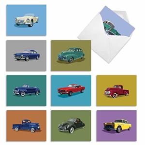 Vintage Vehicle Blank Note Cards Boxed Set