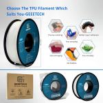 Flexible 95A TPU Filament for 3D Printing