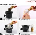 Anbbas Men's Wooden Handle Shaving Brush