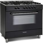 Montpellier 90cm Dual Fuel Range Cooker - Black