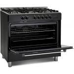 Montpellier 90cm Dual Fuel Range Cooker - Black
