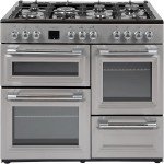 Willow WR100DFSIL Silver Duel Fuel Range Cooker