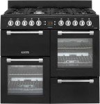 Leisure 100cm Cookmaster Black Gas Range Cooker