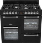 Leisure 100cm Cookmaster Black Gas Range Cooker