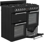 Leisure 100cm Cookmaster Black Gas Range Cooker