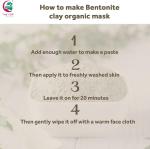 Pure Bentonite Clay Powder for Face Masks