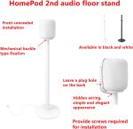 HomePod 2nd Generation Speaker Stand with Cable Management