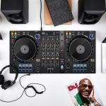 Numark Mixtrack Platinum FX DJ Controller & Speakers