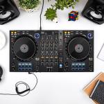 Numark Mixtrack Platinum FX DJ Controller & Speakers