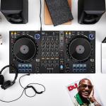 Numark Mixtrack Platinum FX DJ Controller & Speakers