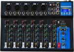 Pyle 6-Channel Bluetooth DJ Mixer with LED Lighting