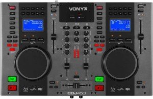 VONYX Dual CD USB DJ Mixer with Bluetooth
