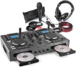 VONYX Dual CD USB DJ Mixer with Bluetooth