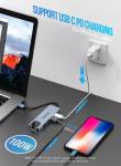 Lemorele 6-in-1 USB-C Hub with Ethernet