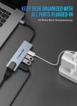 Lemorele 6-in-1 USB-C Hub with Ethernet