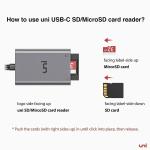 USB-C SD Card Reader for iPhone and MacBook