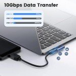 BORLTER 40Gbps USB-C 90° Adapter for Devices