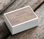 Kraft paper style lavender soap box label