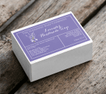 Purple Lavender Waterproof Soap Box Labels