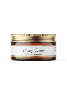 Wraparound Cosmetics Jar Label - White with Blush Gold Border