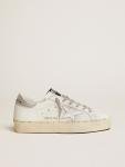 Golden Goose | Women's Hi Star with Star and Metallic Silver Heel