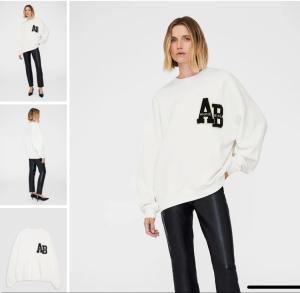 Anine Bing | MILES OVERSIZED SWEATSHIRT LETTERMAN