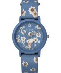Timex Peanuts Floral 34mm Fabric Strap Watch