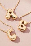 Anthropologie | Bubble Letter Monogram Necklace