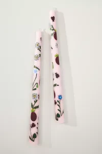 Anthropologie | Faye Handpainted Taper Candles, Set of 2