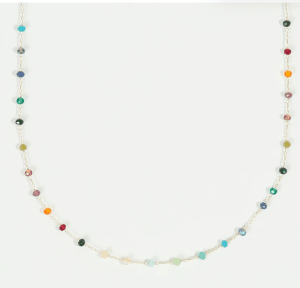 Altar’D State | Multi-Color Glass Bead Necklace