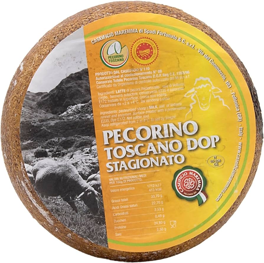 Authentic Peccorino Toscano DOP Taste Italy's Finest Cheese