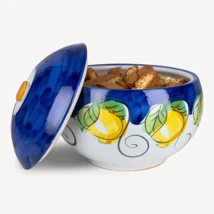 Amalfi Memoritaly Handmade Cookie Jar: Artisanal Cookies from the Heart of Amalfi 