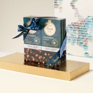 Set of 6 Assorted Whole Hazelnut 70% Less Sugar Bars 21.16oz