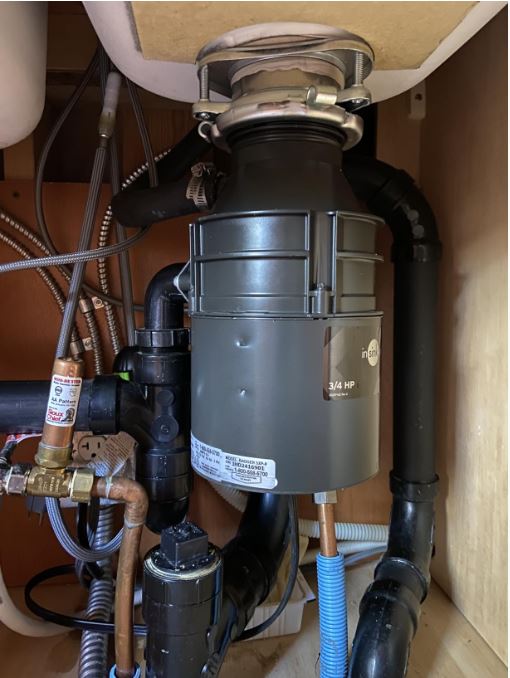 Installed InSinkErator Badger 5XP